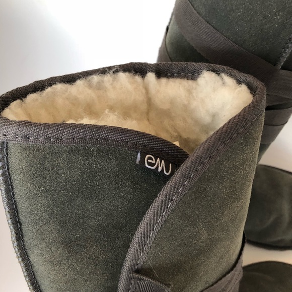 EMU wool boots Grey Suede size 9US - Picture 6 of 6